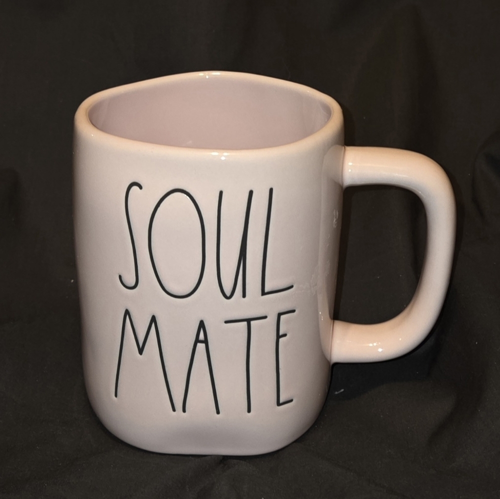 Rae Dunn Soul Mate Pink Mug